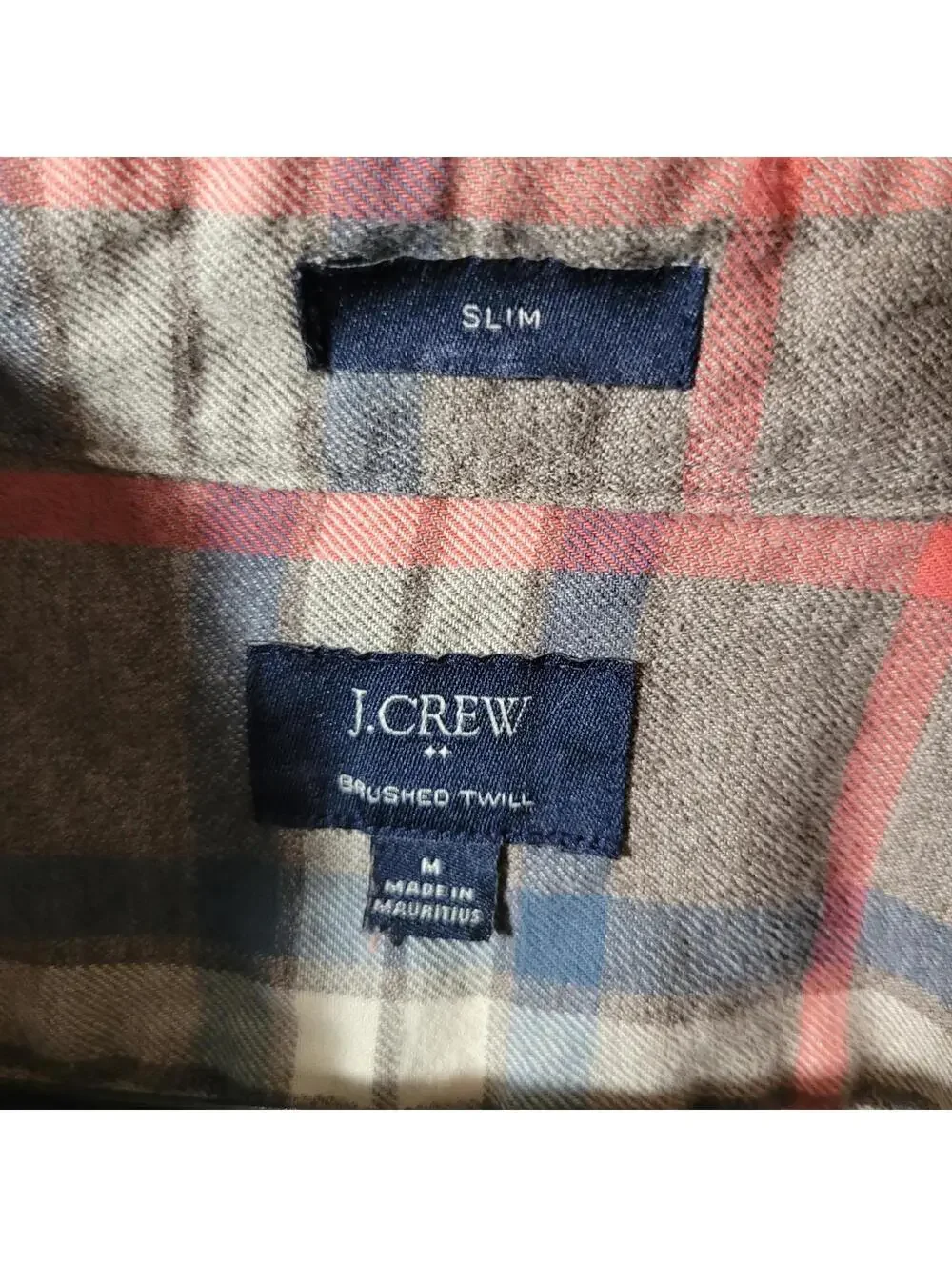 J.Crew Men's Multi and Blue Shirt